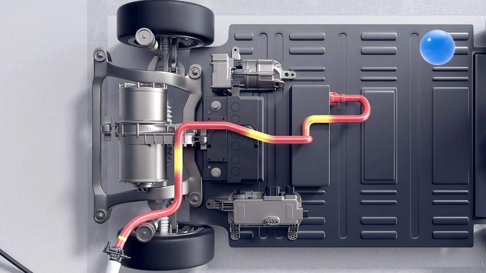 HYUNDAI Multi Charger 기술 설명 애니메이션 장면