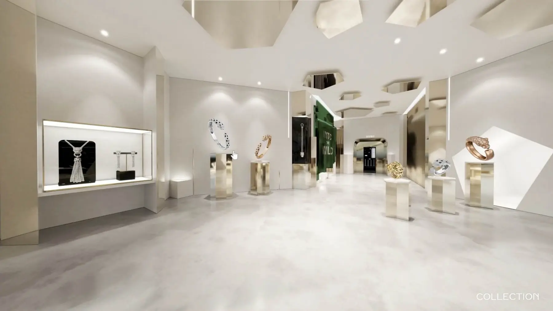 CARTIER Into The Wild 디지털 익스피리언스 장면