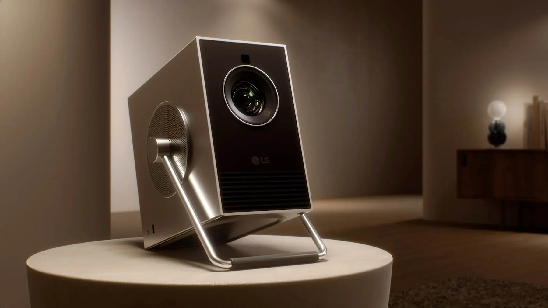 LG CineBeam Q 제품 소개 영상 장면
